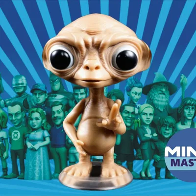 Mô hình in 3D nhân vật E.T. phong cách Minix độc đáo