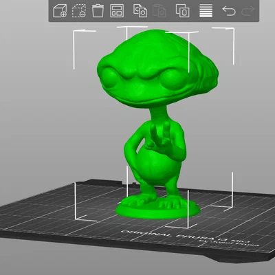 Mô hình in 3D nhân vật E.T. phong cách Minix độc đáo