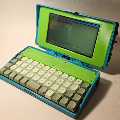 Portable Pi 80: Máy tính cầm tay Pi Zero với bàn phím cơ 40% và màn hình 7 inch