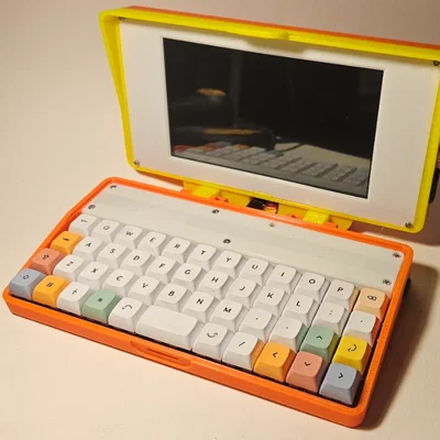 Portable Pi 80: Máy tính cầm tay Pi Zero với bàn phím cơ 40% và màn hình 7 inch