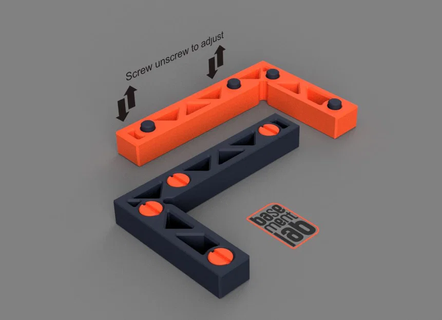 Thước vuông kỹ thuật với cử chặn điều chỉnh được - Image 1