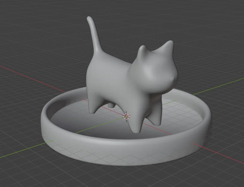 Mô hình 3D chú mèo giữ nhẫn (Cat Ring Holder) cực kỳ dễ thương - Image 6