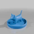 Mô hình 3D chú mèo giữ nhẫn (Cat Ring Holder) cực kỳ dễ thương - Thumbnail 8