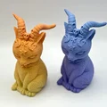 Mô hình trang trí Horned Kitty (Mèo con có sừng) cực chất - Thumbnail 1