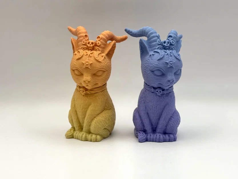 Mô hình trang trí Horned Kitty (Mèo con có sừng) cực chất - Image 2