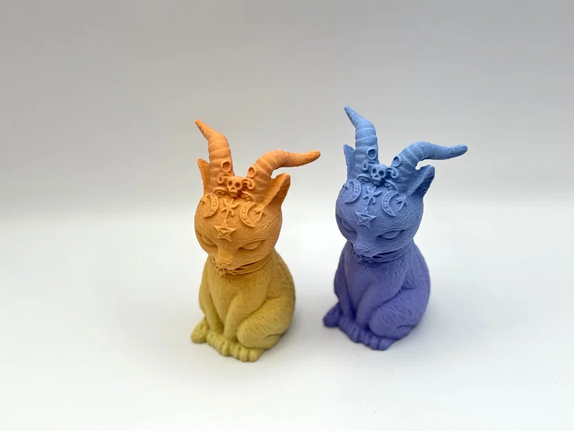 Mô hình trang trí Horned Kitty (Mèo con có sừng) cực chất - Image 4