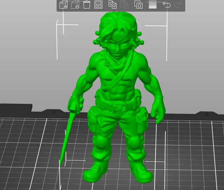 Mô hình nhân vật Rambo phong cách Minix - File in 3D chất lượng cao - Image 2