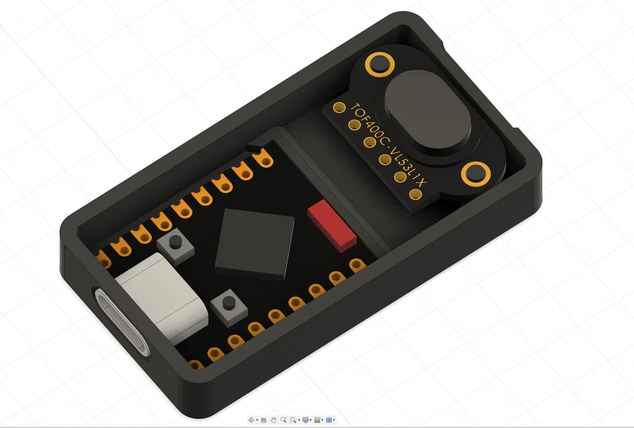 Vỏ hộp cảm biến Time-of-Flight cho ESP32 C3 Super Mini và VL53L1X dùng trong nhà thông minh - Image 1