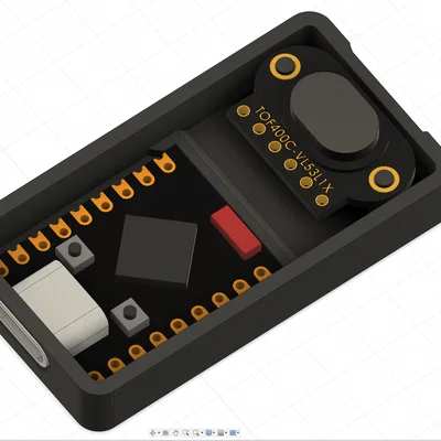 Vỏ hộp cảm biến Time-of-Flight cho ESP32 C3 Super Mini và VL53L1X dùng trong nhà thông minh