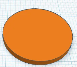 Mẫu in 3D chip nhựa thay thế đồng xu 1 Euro cho xe đẩy siêu thị - Image 1