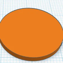 Mẫu in 3D chip nhựa thay thế đồng xu 1 Euro cho xe đẩy siêu thị