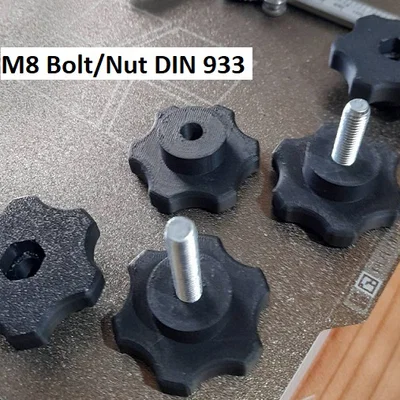 Núm vặn cho đồ gá (Jigs) trong xưởng mộc