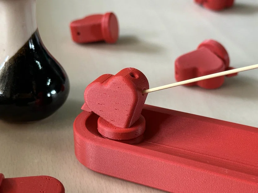 Đế cắm nhang và khay hình mũi tên Cupid (Có nam châm & Không nam châm) [Đặc biệt Valentine] - Image 3