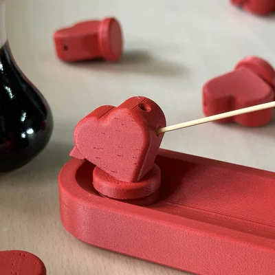 Đế cắm nhang và khay hình mũi tên Cupid (Có nam châm & Không nam châm) [Đặc biệt Valentine]