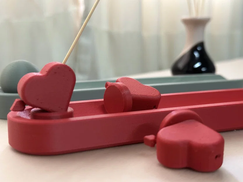 Đế cắm nhang và khay hình mũi tên Cupid (Có nam châm & Không nam châm) [Đặc biệt Valentine] - Image 6