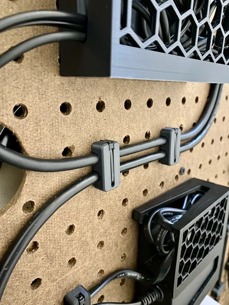 Bộ kẹp pegboard - Giải pháp đi dây gọn gàng - Image 3