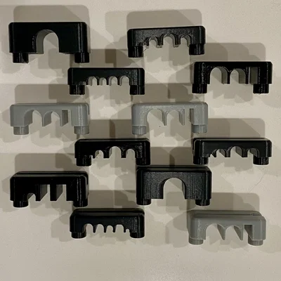 Bộ kẹp pegboard - Giải pháp đi dây gọn gàng