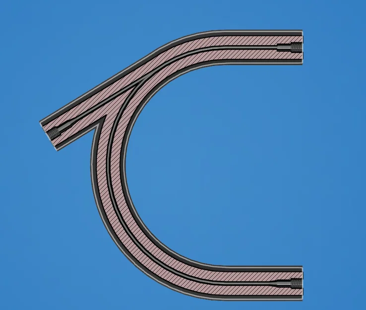 Bộ nối 2 vào 1 cho sợi nhựa K2 Plus, K1 MAX CFS và K2 PRO - Image 4