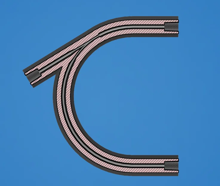 Bộ nối 2 vào 1 cho sợi nhựa K2 Plus, K1 MAX CFS và K2 PRO - Image 5