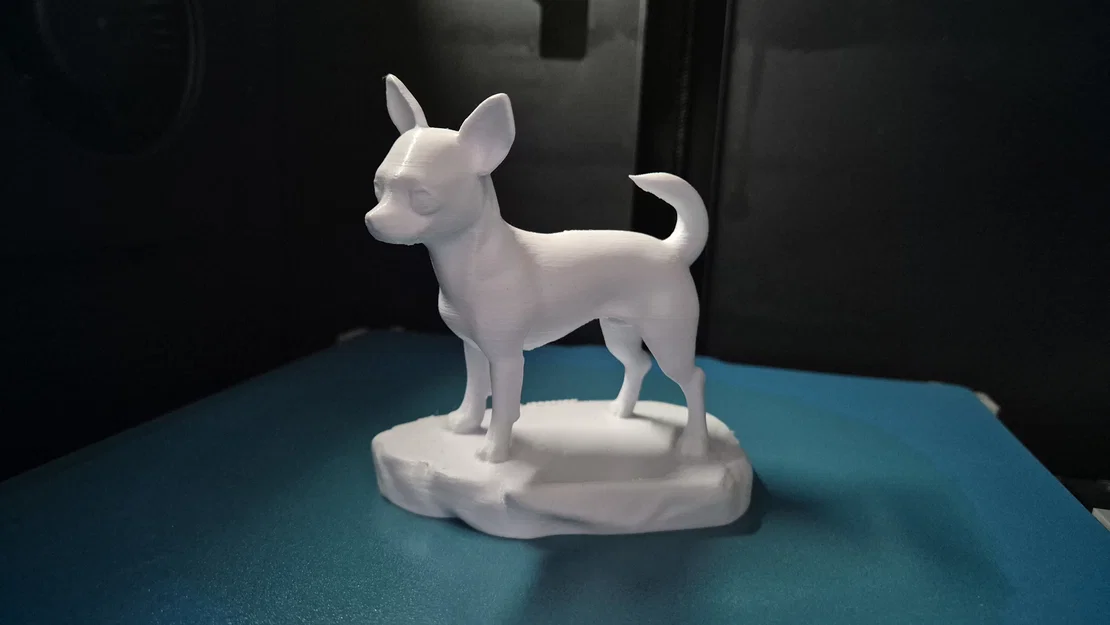 Mô hình tượng chó Chihuahua dễ thương dùng trang trí 3D - Image 1