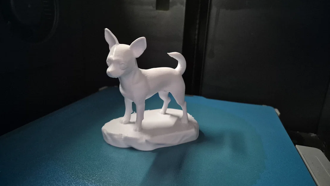 Mô hình tượng chó Chihuahua dễ thương dùng trang trí 3D - Image 3