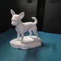 Mô hình tượng chó Chihuahua dễ thương dùng trang trí 3D - Thumbnail 3