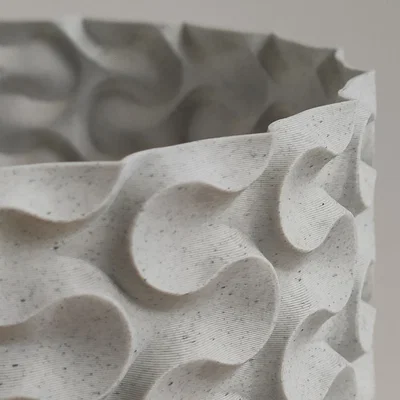 Chậu Cây 3D Decor Hoa Văn Hữu Cơ - In Vase Mode Siêu Dễ