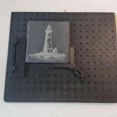 Bộ khung định vị vật liệu cho Sculpfun iCube (Jig) chính xác