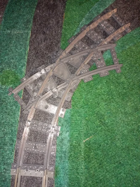 Đường ray chéo cong cho tàu Lego | Bogenkreuzung - Image 2