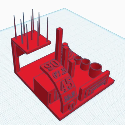 Mô hình kiểm tra máy in 3D (Printer Test) chuẩn xác không cần support