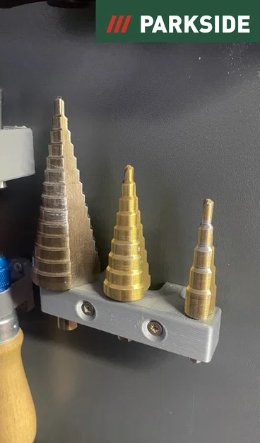 Giá treo mũi khoan bậc Parkside gắn tường - In 3D siêu tiện lợi - Image 1