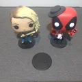 Đế dựng mô hình Funko Pop (Baseplate 50mm) - Tự in 3D bền đẹp - Thumbnail 1