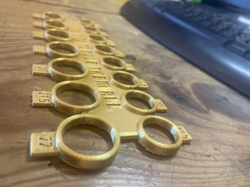 Thước đo ni tay (Ring Sizer) in 3D tiện lợi và chính xác - Image 1