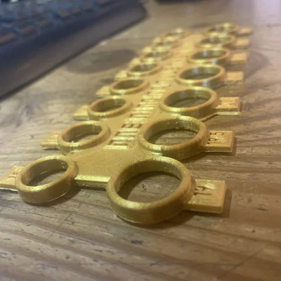 Thước đo ni tay (Ring Sizer) in 3D tiện lợi và chính xác