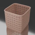 Mô hình giỏ đan lát (Woven Basket) xinh xắn cho mọi không gian - Thumbnail 1