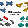 Đường ray và adapter tương thích với BRIO - Thumbnail 1
