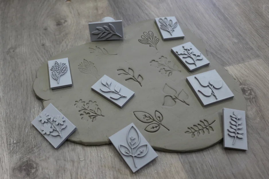 Bộ con dấu gốm sứ có nam châm - Image 1