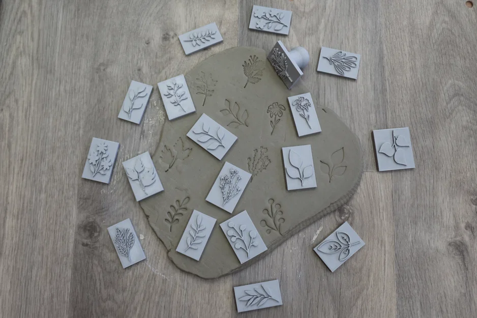 Bộ con dấu gốm sứ có nam châm - Image 2