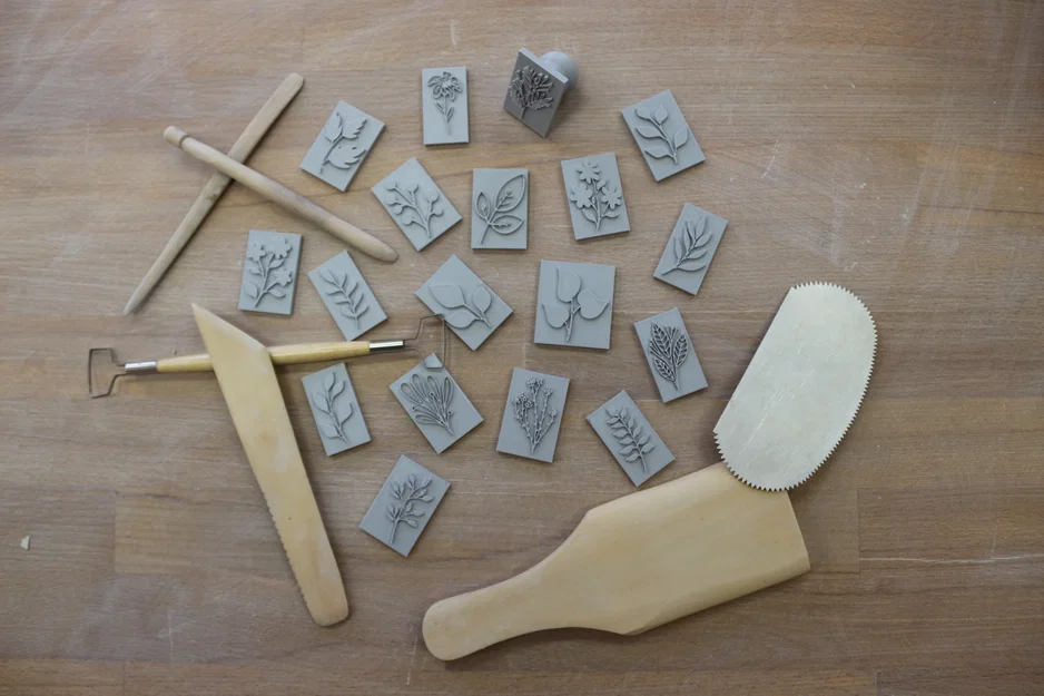 Bộ con dấu gốm sứ có nam châm - Image 3