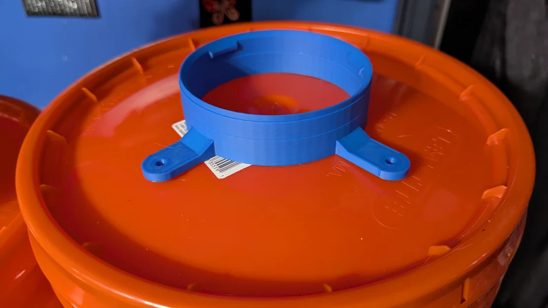 Giá đỡ nắp xô cho tháp thủy canh module 6 pod 2 inch - rosetta-wang - Image 2