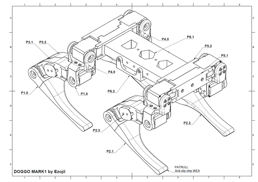 DOGGO - Chú chó robot bốn chân đơn giản - Image 2