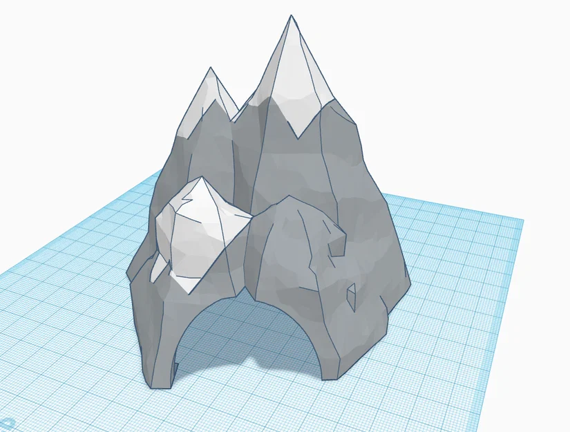 Mô hình hang núi đá 3D (Hollow Cave) trang trí bể cá và thú cưng - Image 2