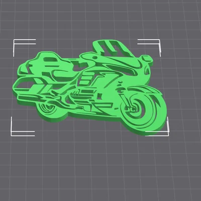 Mô hình treo tường Honda Goldwing 1800 cực chất cho dân chơi mô tô