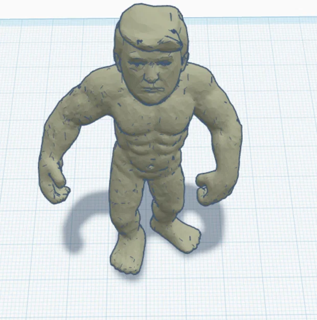 Mô hình in 3D Trump Foot độc đáo cho bộ sưu tập cá nhân - Image 1