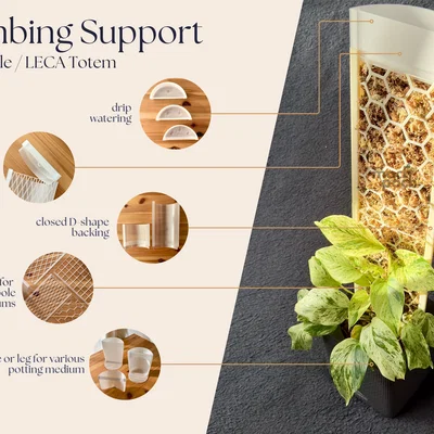 Moss Pole - Cọc leo cây có thể xếp chồng, giữ ẩm và chắc chắn