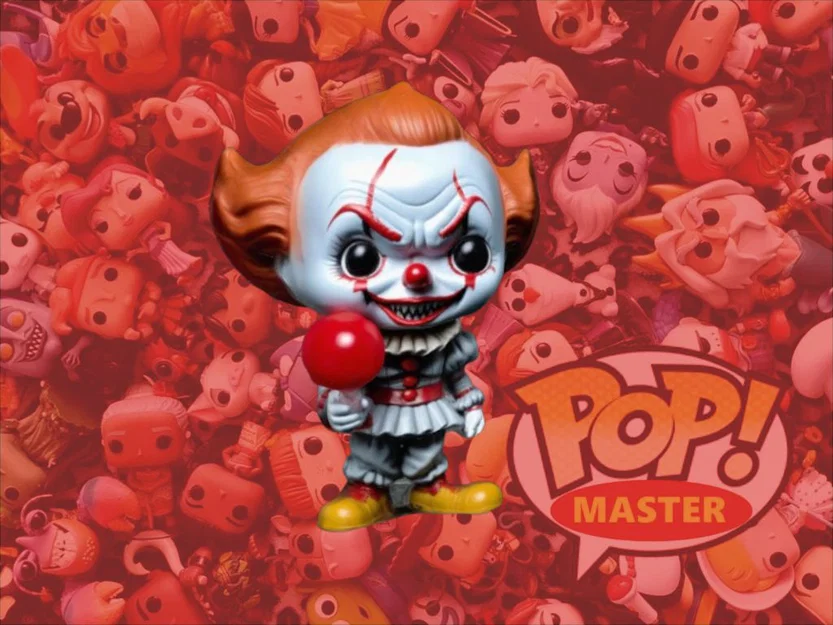 Mô hình 3D Pennywise Funko Pop độc đáo cho người sưu tầm - Image 1