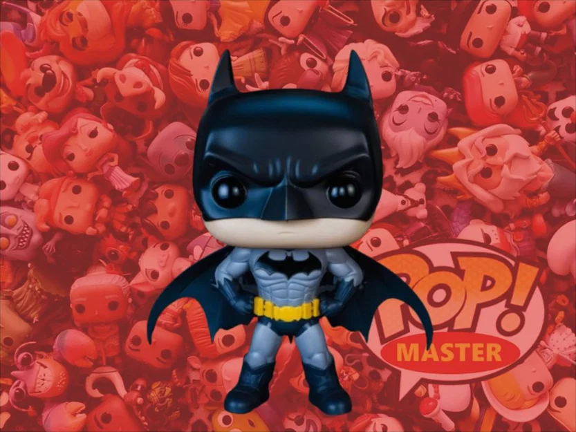 Mô hình 3D Batman phong cách Funko Pop trang trí để bàn - Image 1