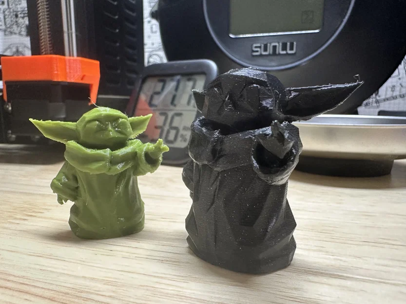 Mô hình Low Poly Grogu - Image 1