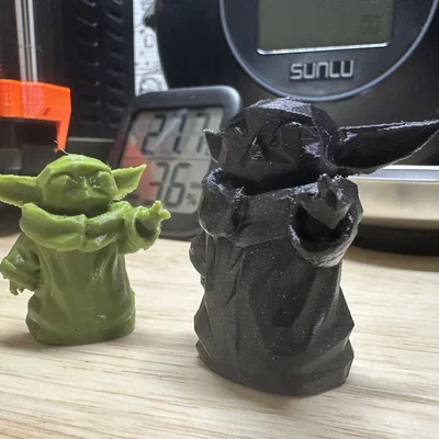 Mô hình Low Poly Grogu