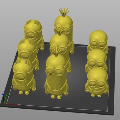 Bộ mô hình 3D đội quân Minion: Kevin, Bob và Stuart cực đáng yêu